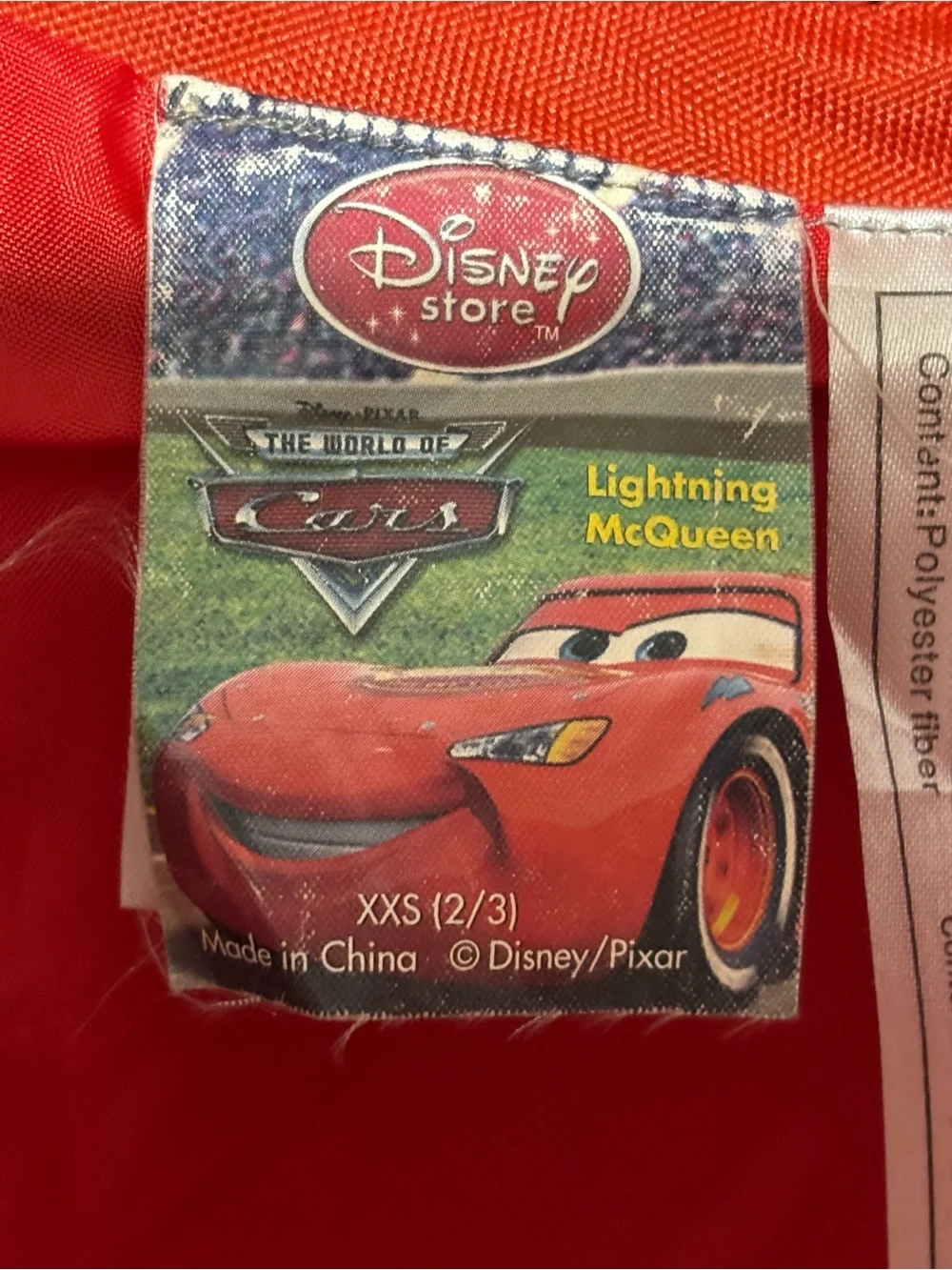 Disney Cars Lightning McQueen Costume Kids.
